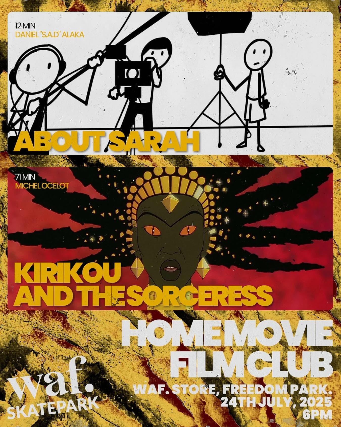July 2025 screening poster