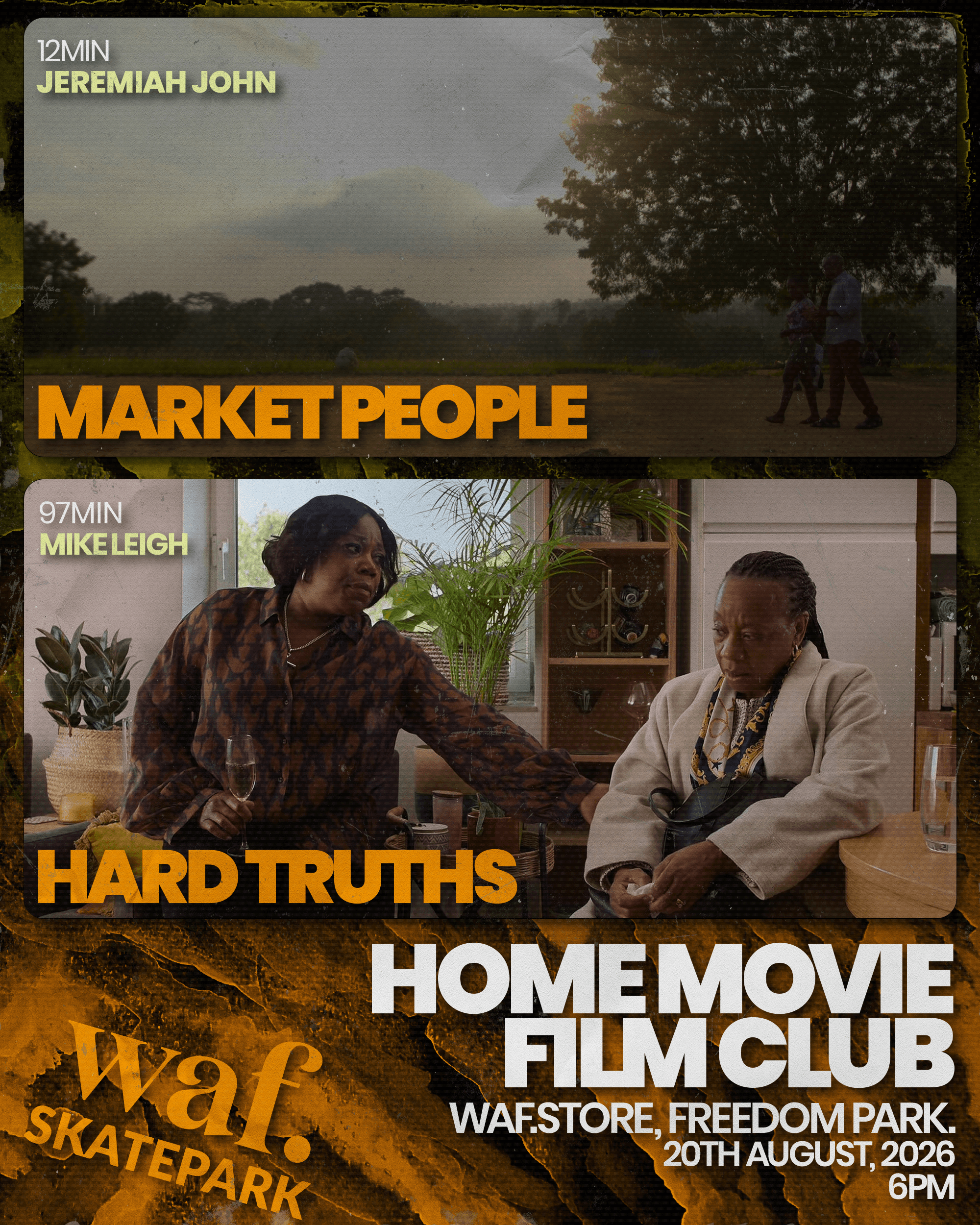August 2026 screening poster