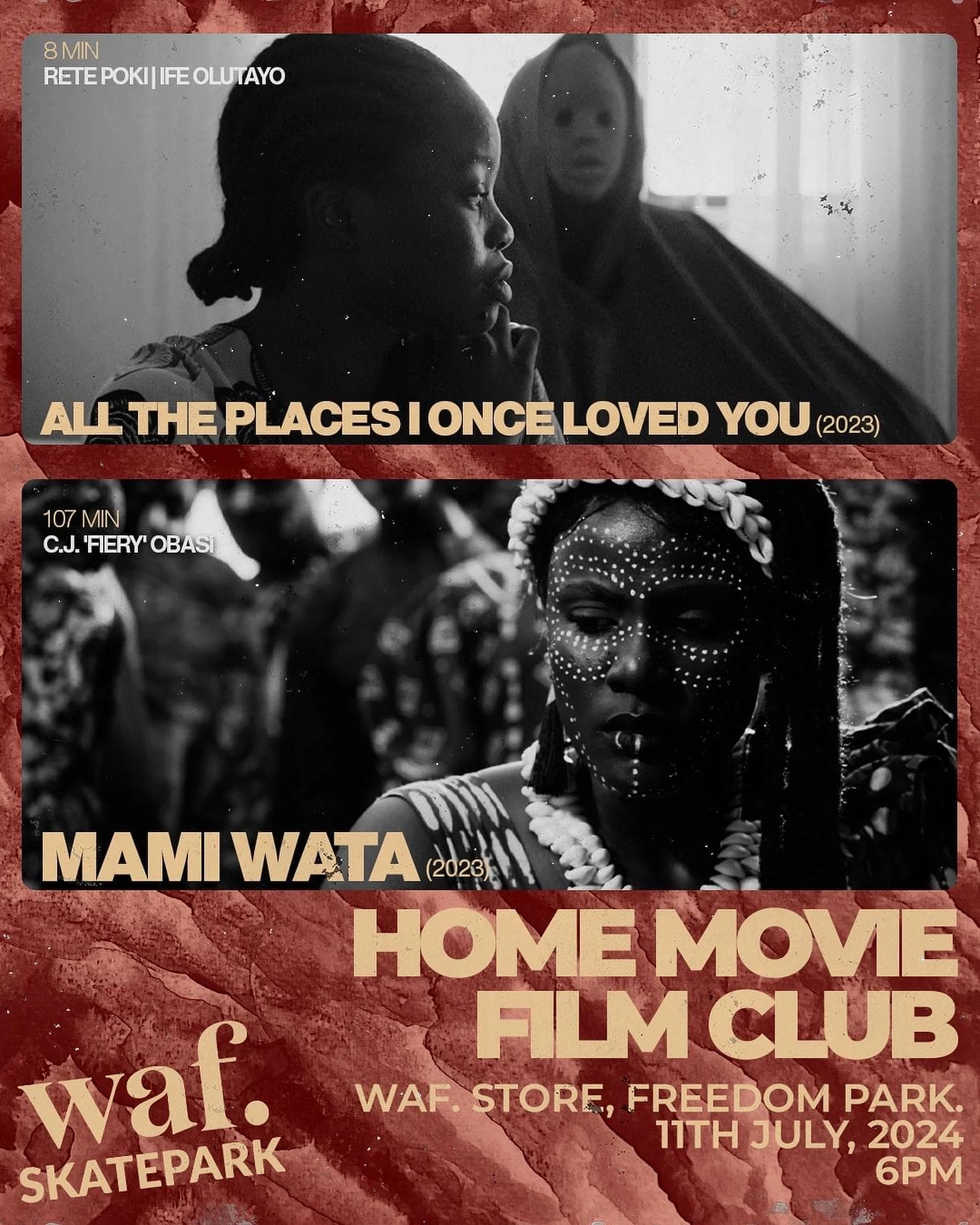 July 2024 screening poster
